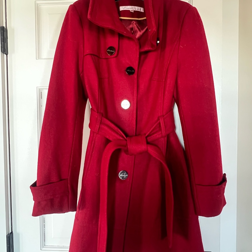 Elegant Red Women's Coat